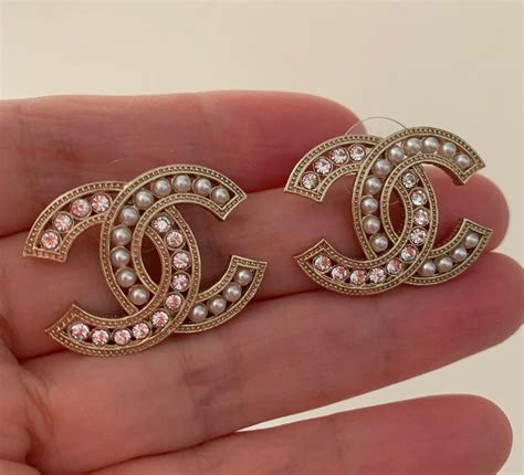 how to tell if chanel cc earrings are real|Chanel earrings official website.